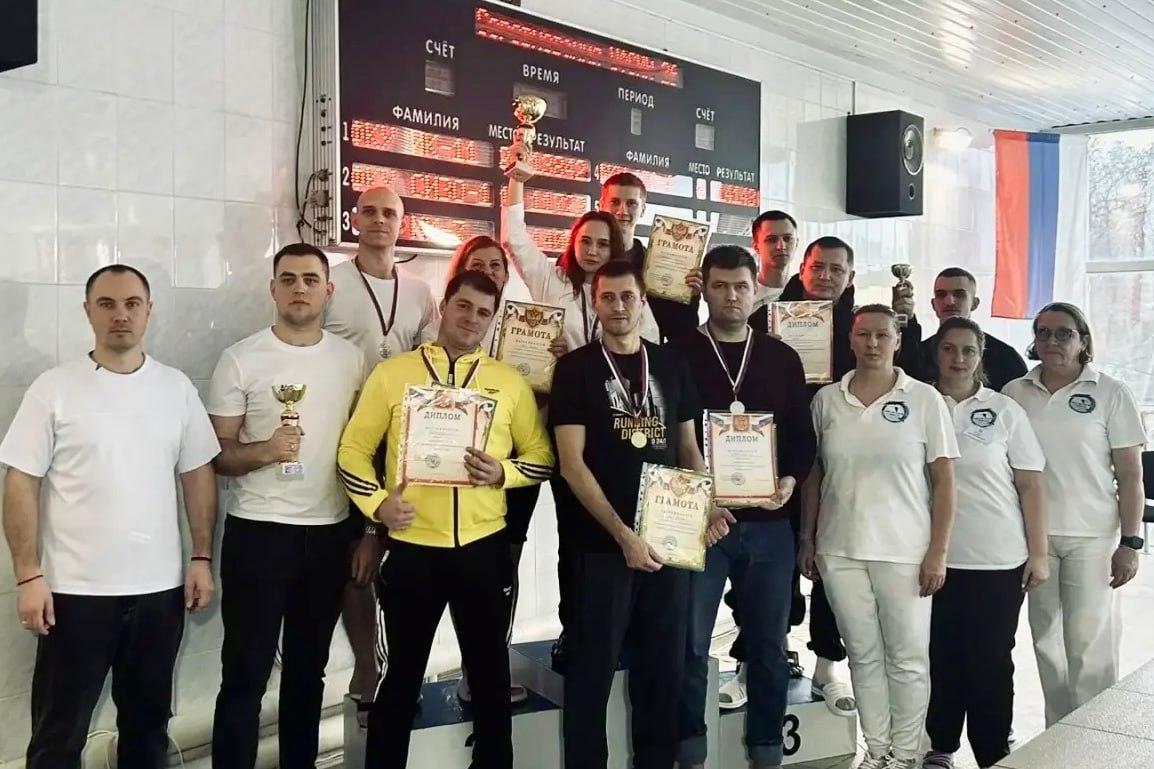 В селе Кочубеевском прошли соревнования по плаванию среди сотрудников УИС