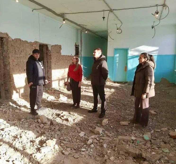 В поселке Апанасенковского округа по нацпроекту начали капремонт школы