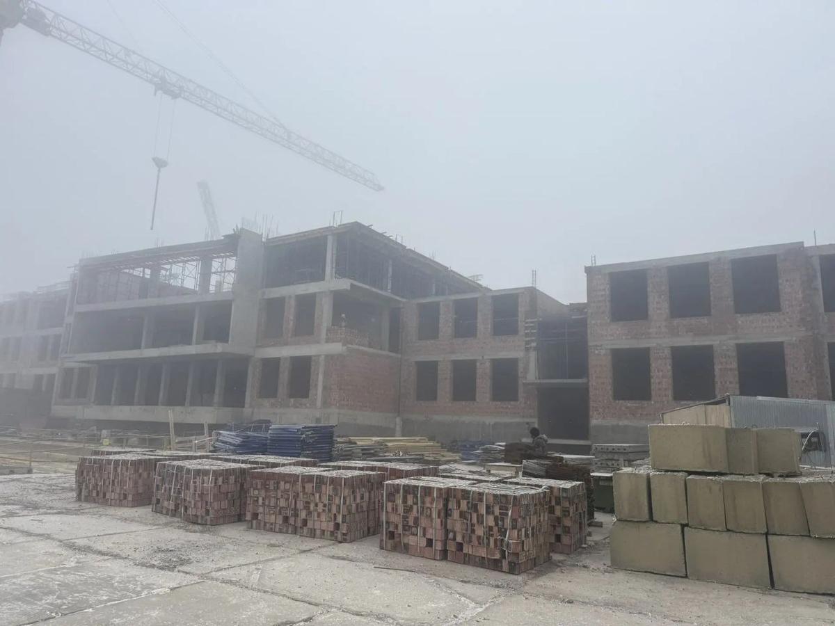 Строительство школы и детсада на юге Ставрополя идет по графику