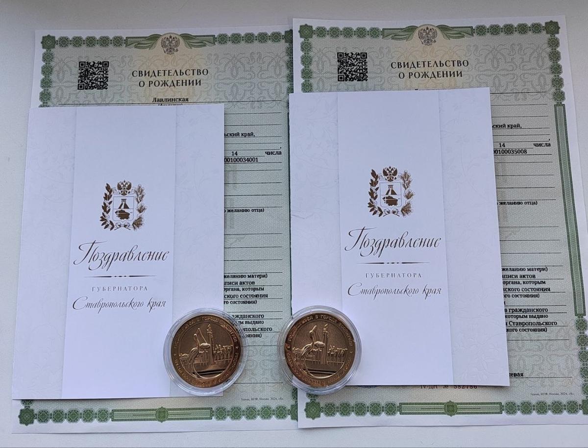 Рождением первой в 2026 году двойни похвастались в Ессентуках