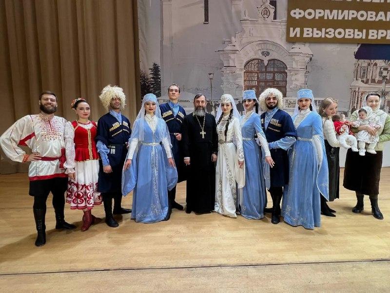 Ставропольский ансамбль выступил на Рождественских чтениях в Москве