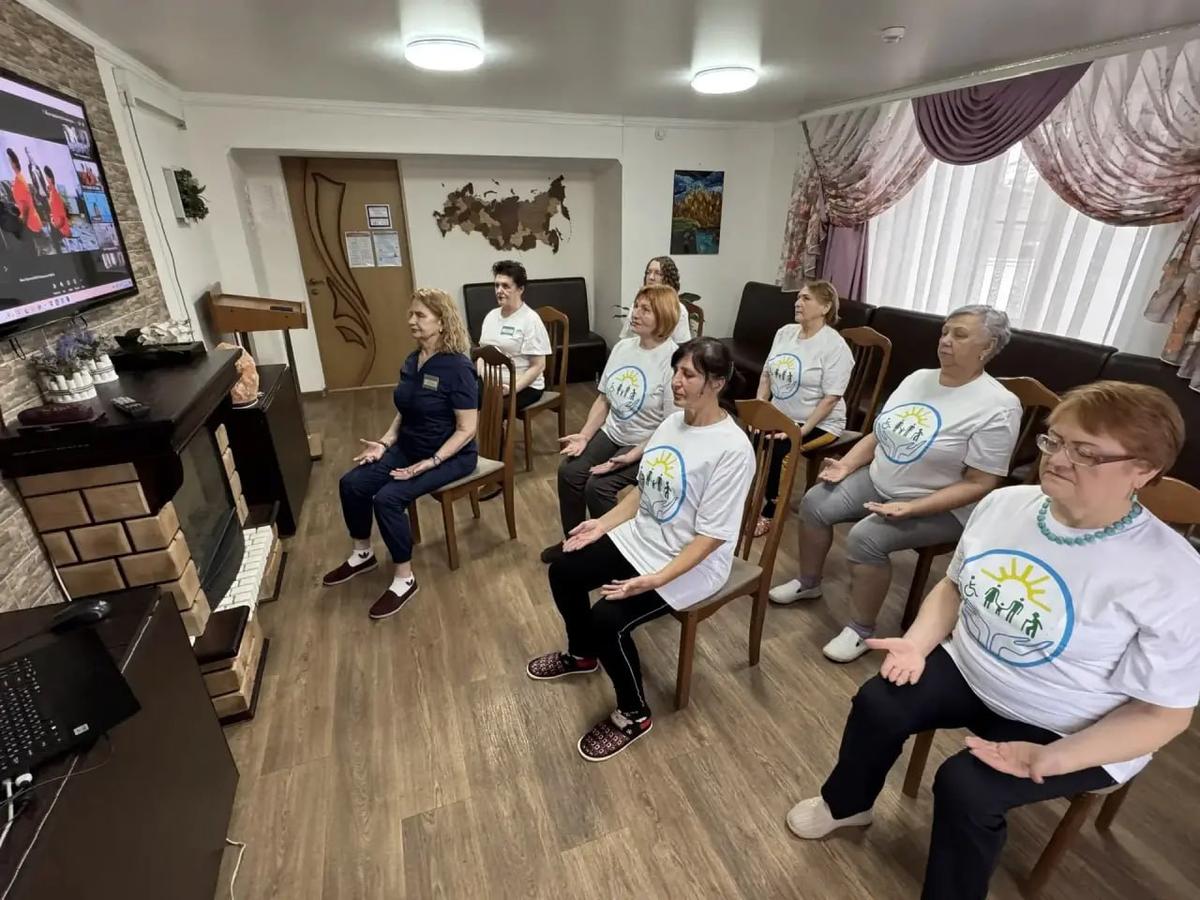 На Ставрополье для пенсионеров провели онлайн-занятие по гимнастике Айкуне