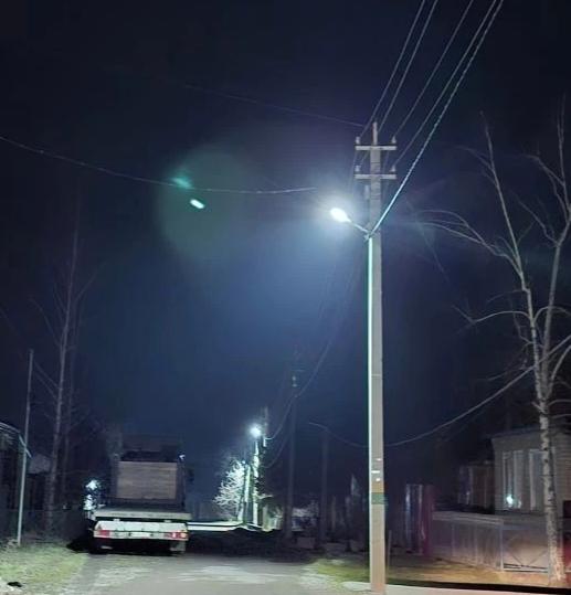 В станице Георгиевского округа появилось освещение на семи улицах