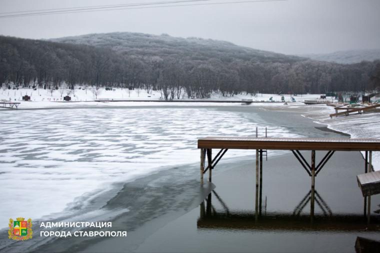 Жителям Ставрополя напомнили об опасности тонкого льда