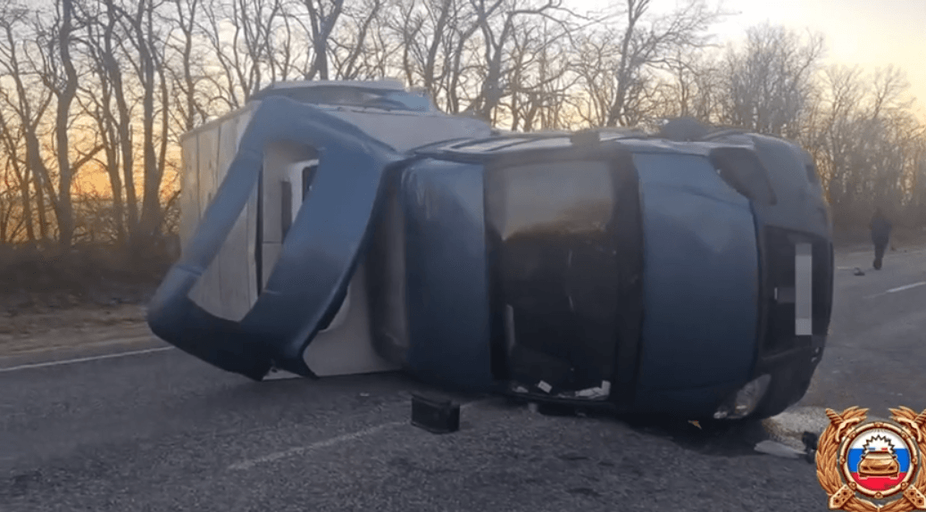 В аварии с «ГАЗелью» на трассе «Ростов-на-Дону – Ставрополь» ранен пассажир