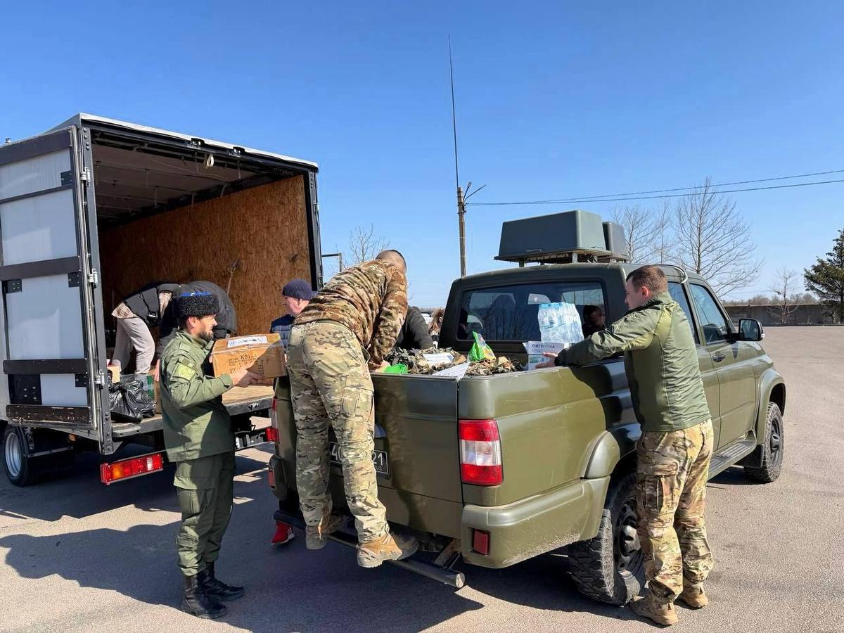 Кировский округ доставил гумпомощь на Запорожье и в ЛНР