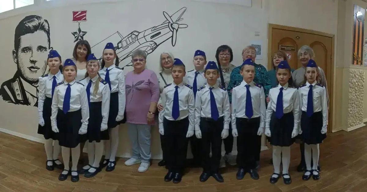В начальной школе 17 Пятигорска создан мурал в честь Героя СССР Василия Дегтярева