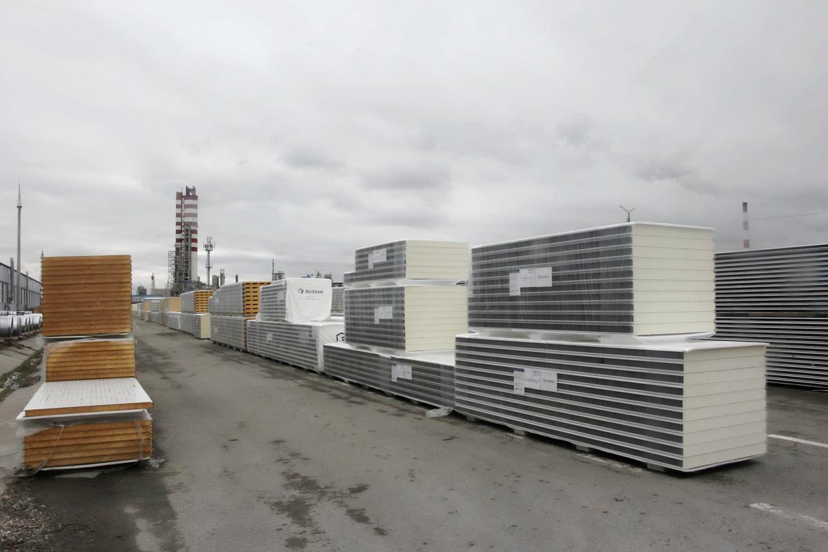 В Невинномысске втрое увеличили производство сэндвич-панелей