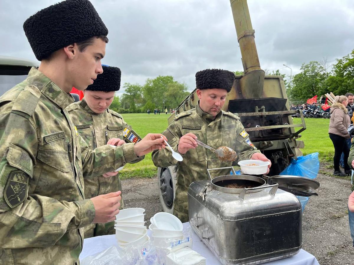 В Предгорном округе к 9 Мая развернут полевые кухни