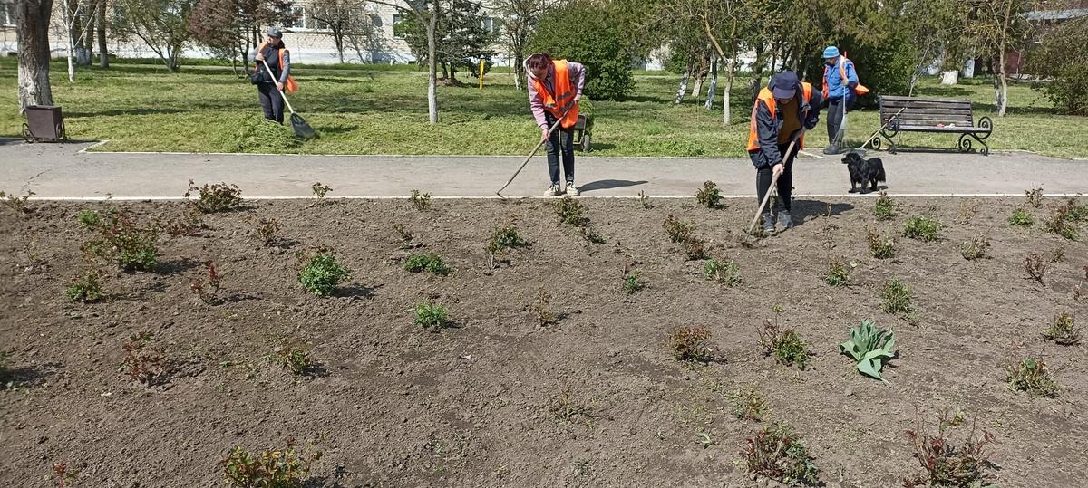 Парки и аллеи убрали в Благодарненском округе