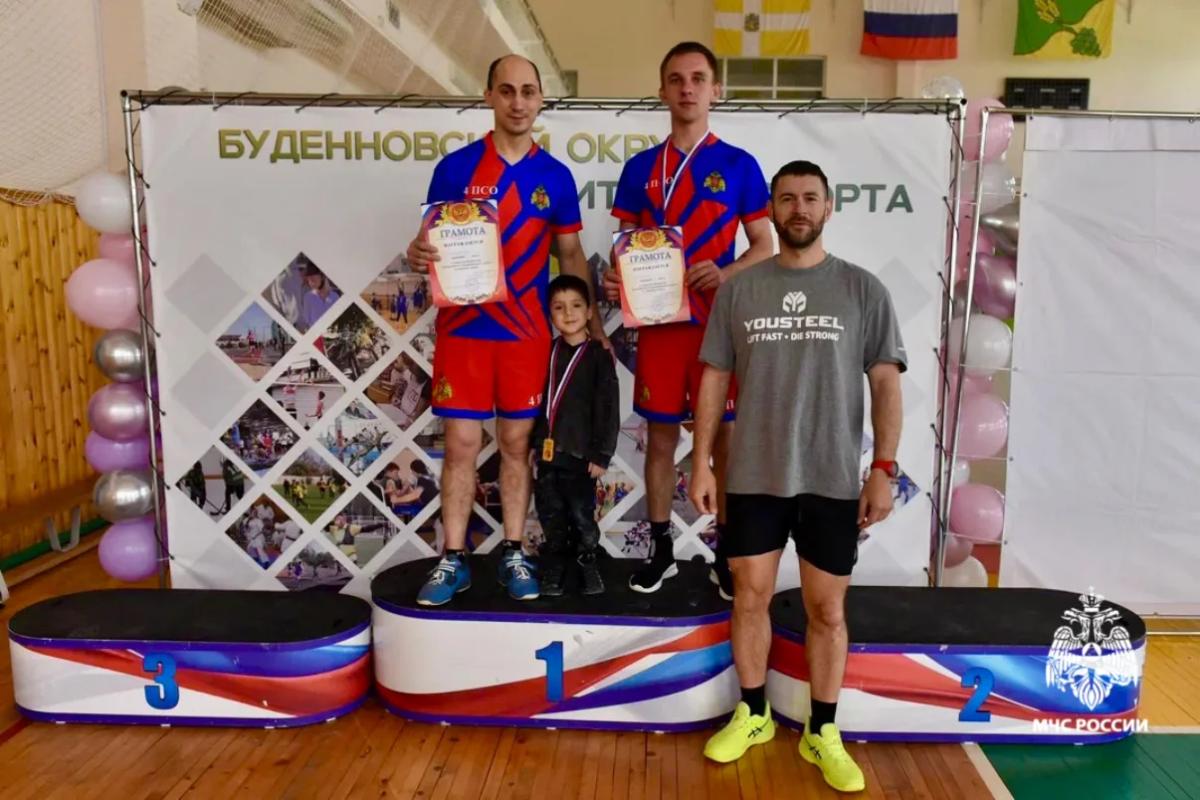 Огнеборцы МЧС Ставрополья отмечены на турнире по гиревому спорту