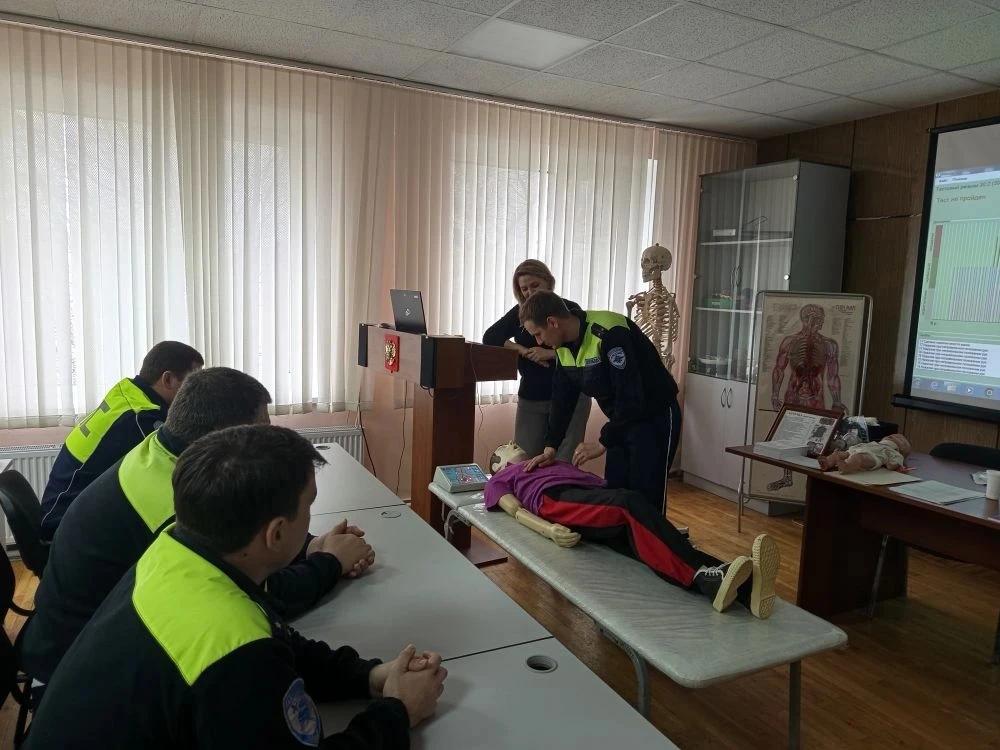 Госавтоинспекторы Ставрополья проходят подготвку в «Школе медицины катастроф»