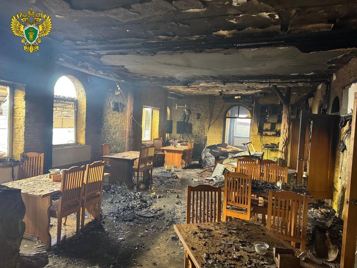 На Ставрополье владельца кафе оштрафовали после пожара