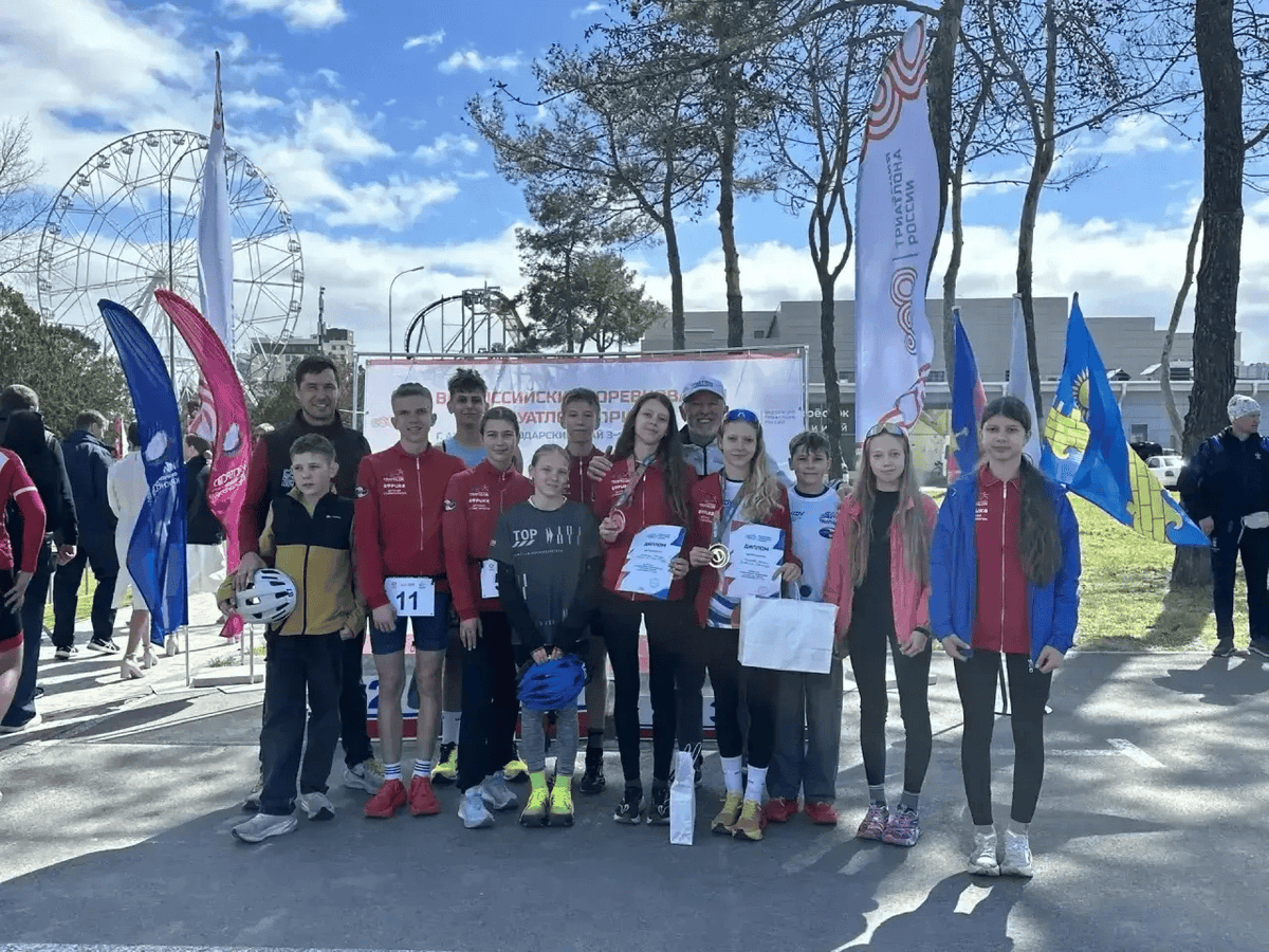 Ставропольские триатлонисты взяли золото и бронзу на соревнованиях в Анапе