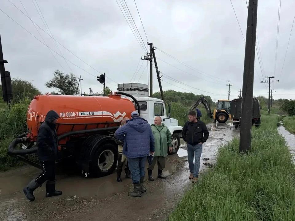 Часть Изобильного ушла под воду после проливных дождей