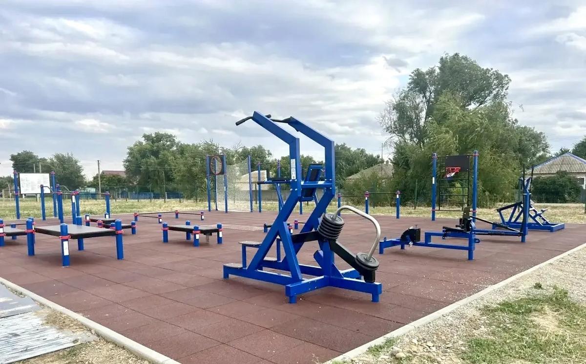 В Апанасенковском округе открыли площадку для сдачи ГТО