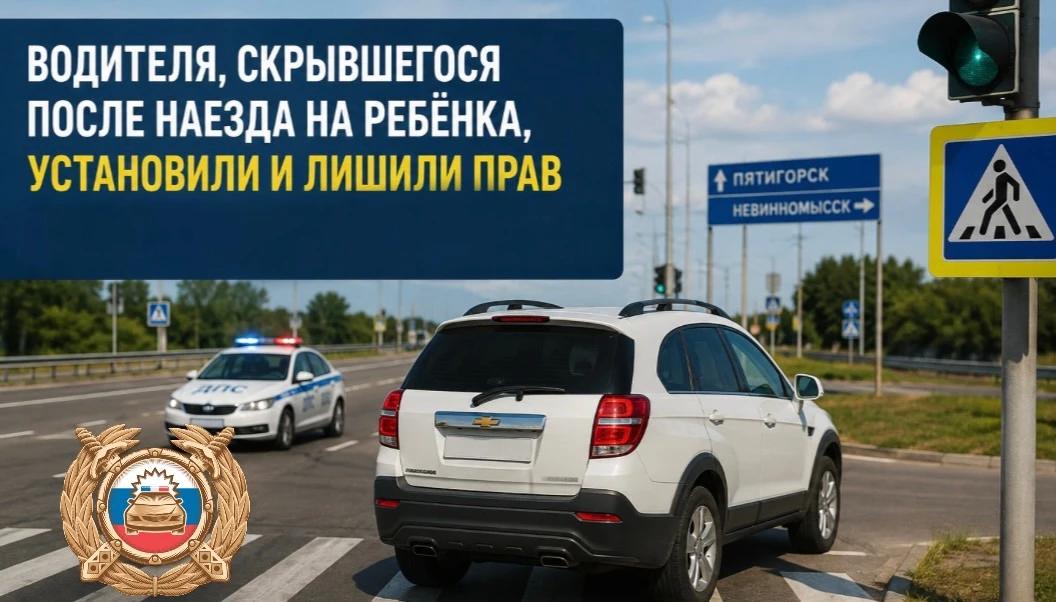 В соседнем регионе нашли сбившего 2 июня на КМВ девочку и скрывшегося водителя