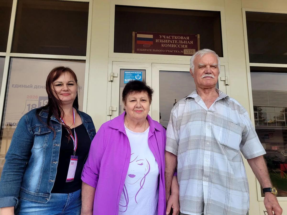 В Михайловске на избирательном участке проголосовали супруги с 50-летним стажем