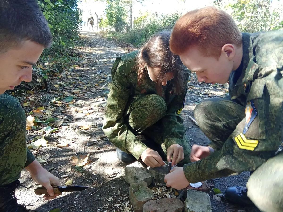 Воспитанники военно-патриотических клубов вышли на новый «Рубеж»