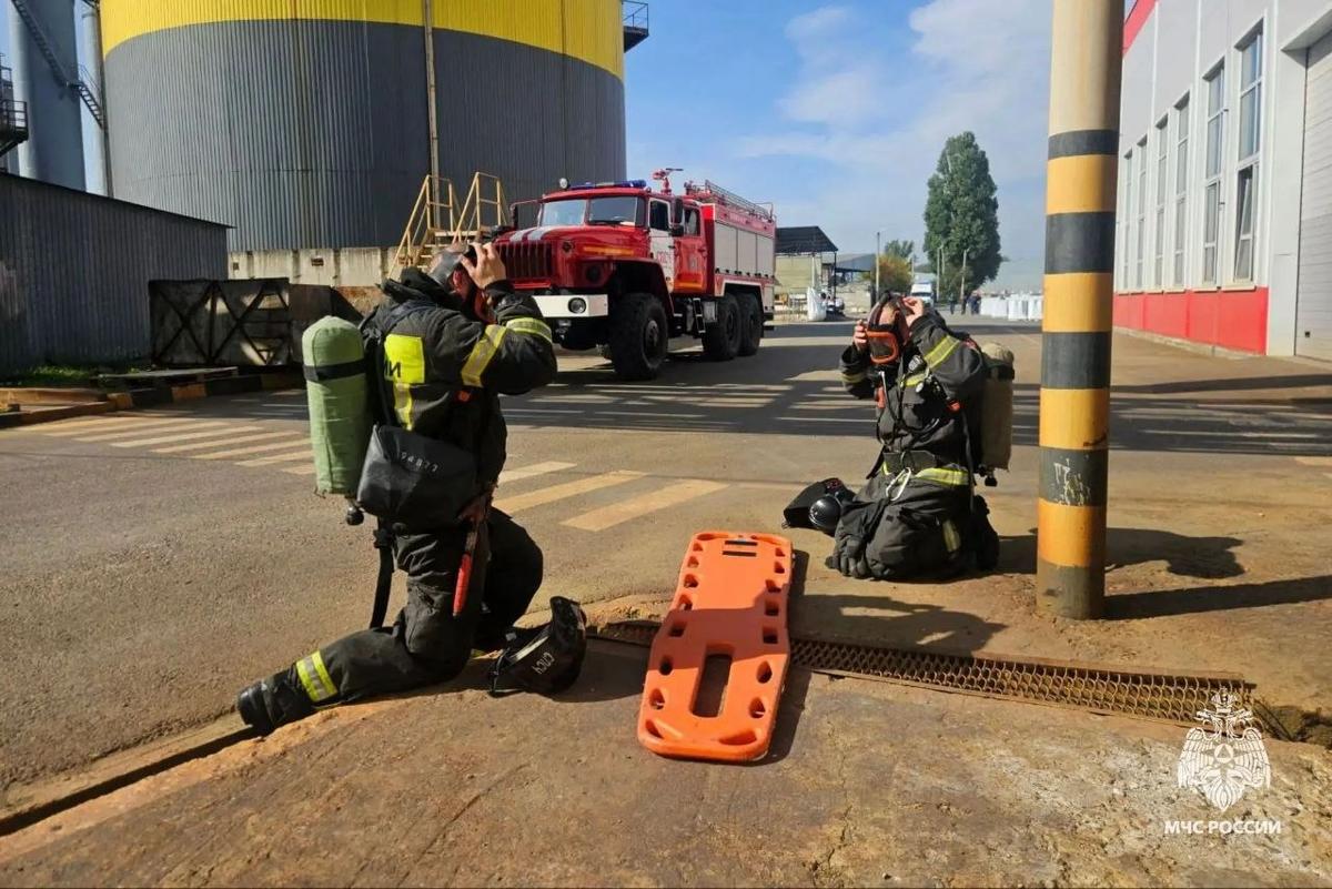 В Минеральных Водах состоялись учения для пожарных