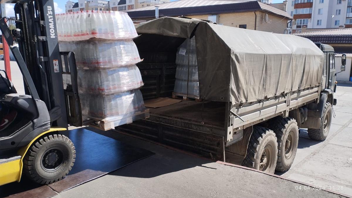 Ставропольский край передал в зону СВО более 10 тонн воды