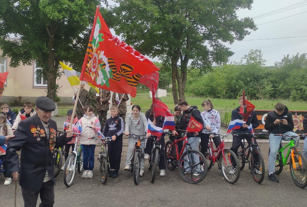 В ставропольском селе старт велопробегу дал участник Великой Отечественной