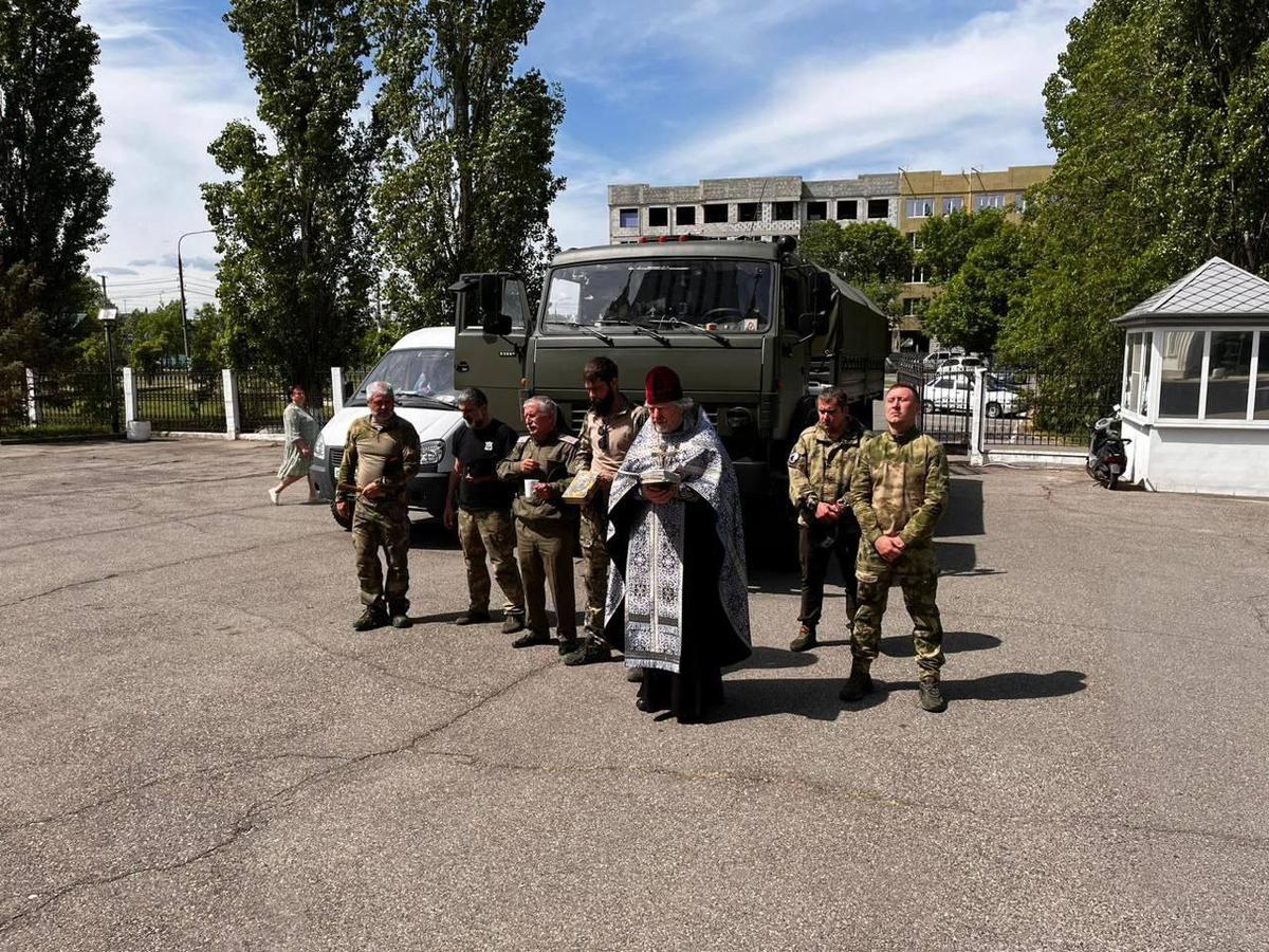 Пасхальные угощения на фронт для бригады Терек доставили из Ставрополья