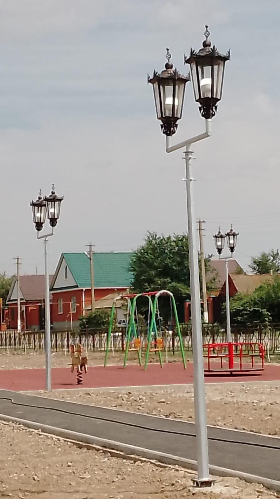 В ауле Благодарненского округа появилась площадка для досуга