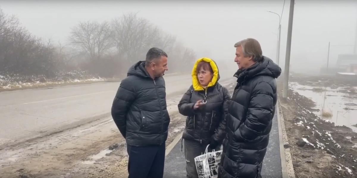 В селе Татарка по поручению губернатора обустроили тротуар