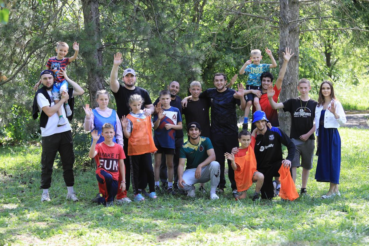 Ставропольские футболисты-любители потренировались с ребятами из детского дома