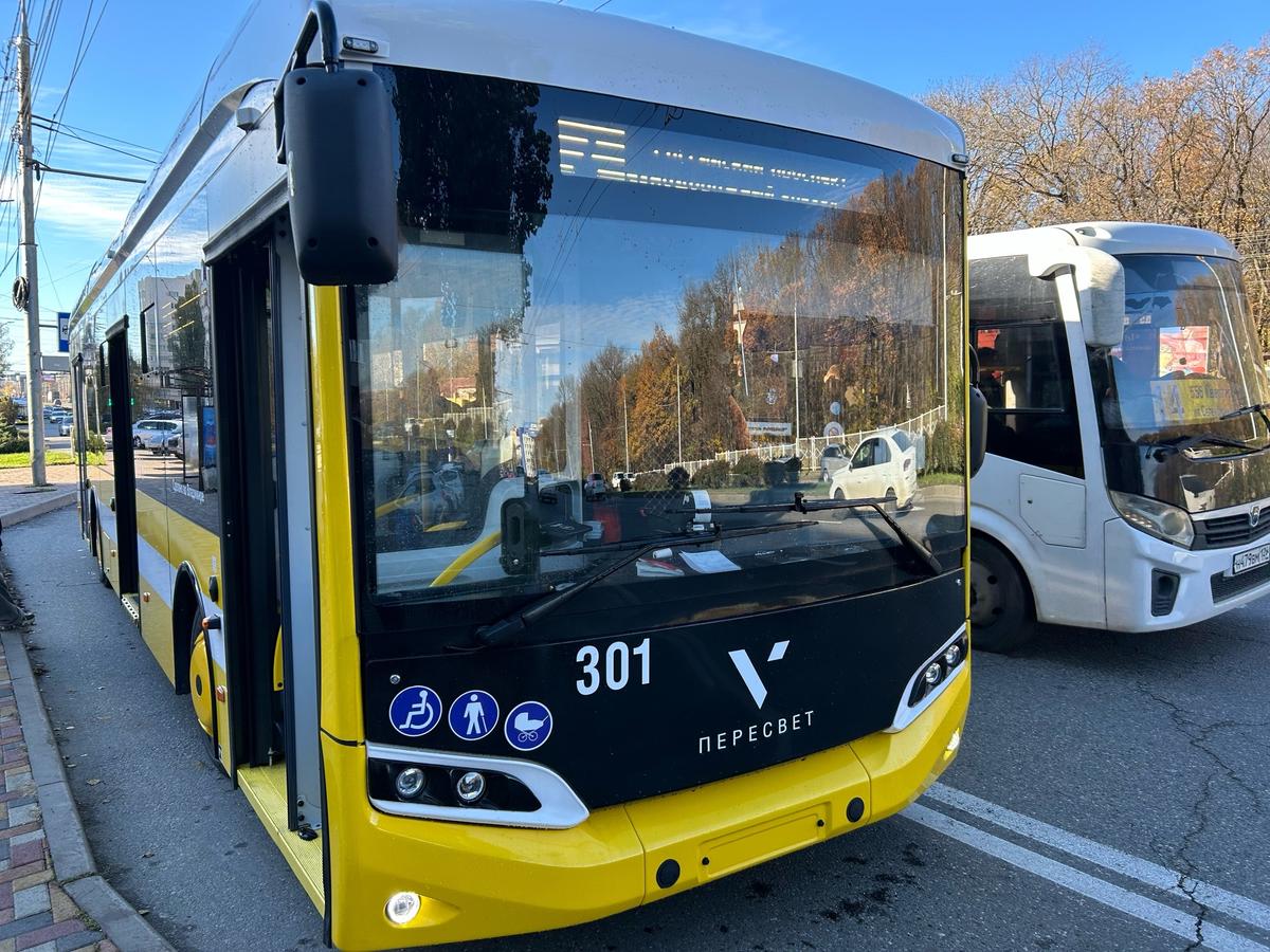 В Ставрополе новые троллейбусы оснащены «Говорящим городом»