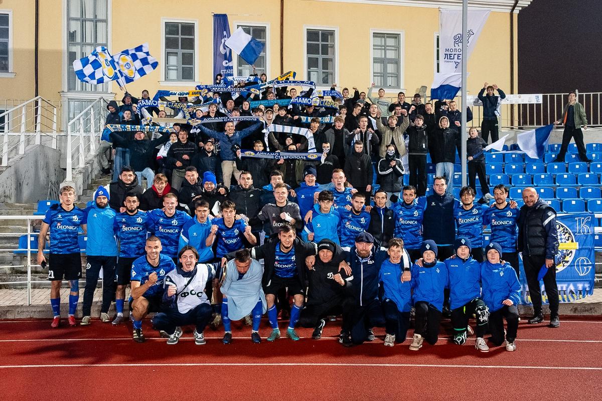 Ставропольские «динамовцы» выиграли футбольную Вторую лигу