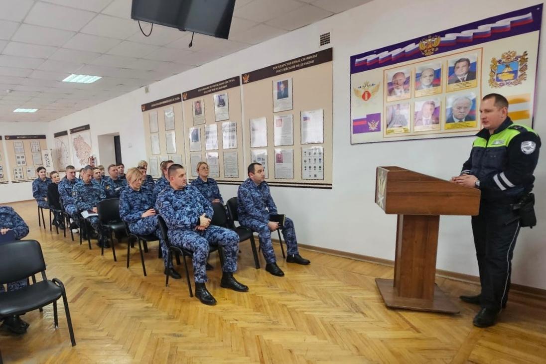 В женской колонии Ставрополья состоялась беседа о безопасном вождении