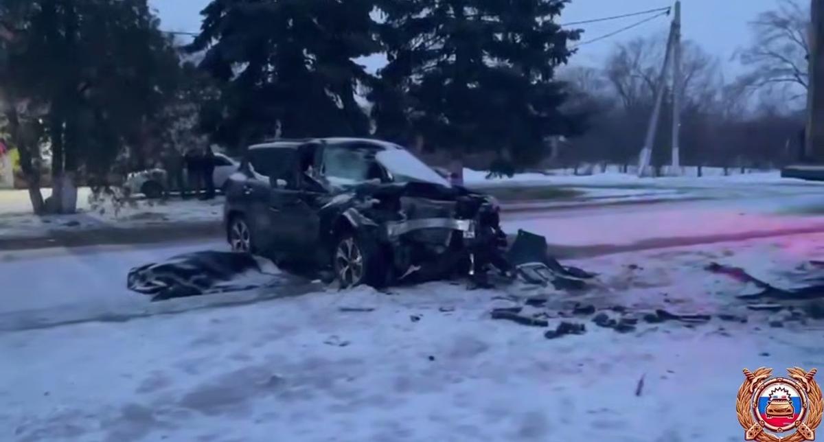 В Новоалександровском округе на зимней дороге в ДТП погибла женщина