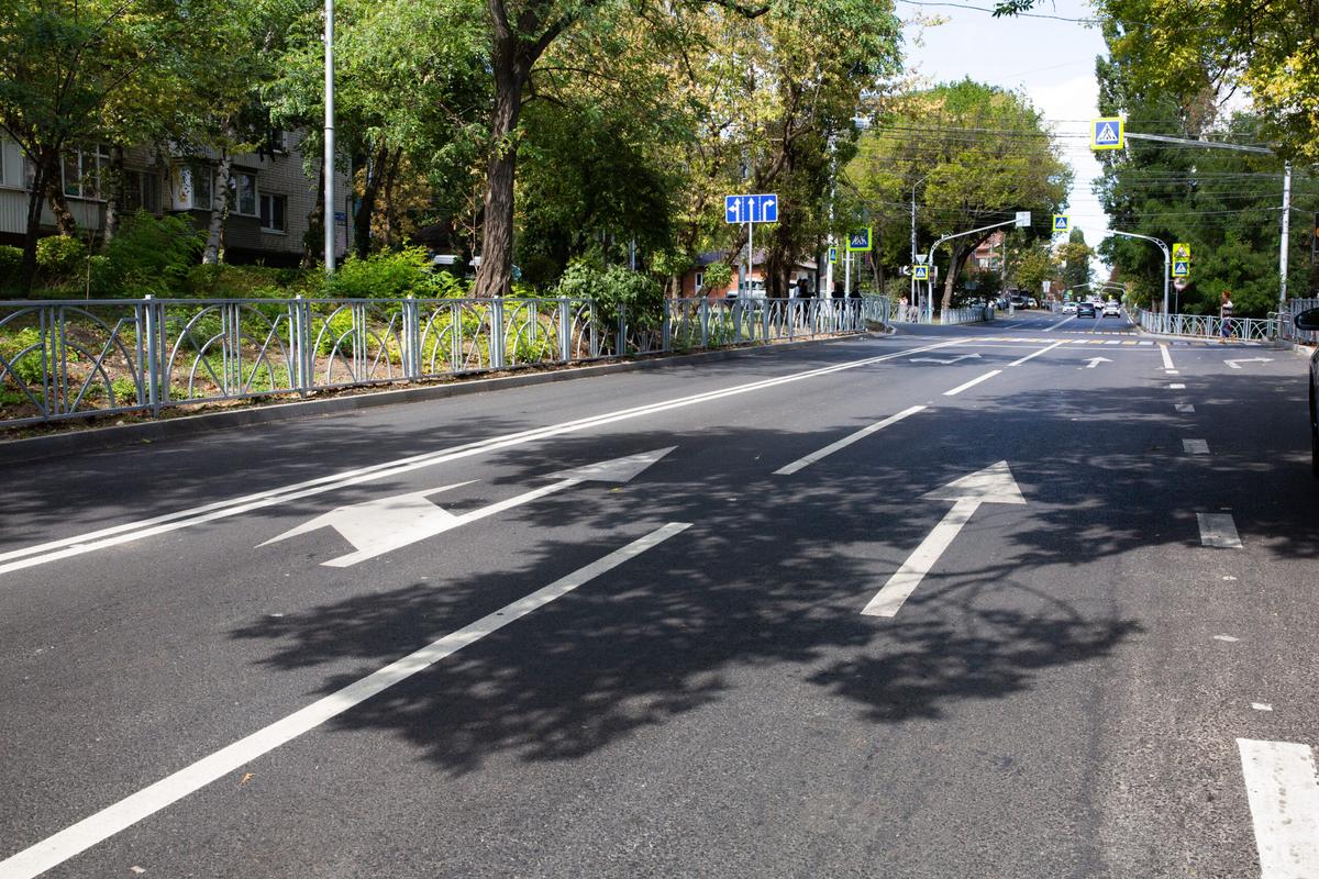 В Ставрополе обновили 138 тысяч квадратных метров дорожной разметки