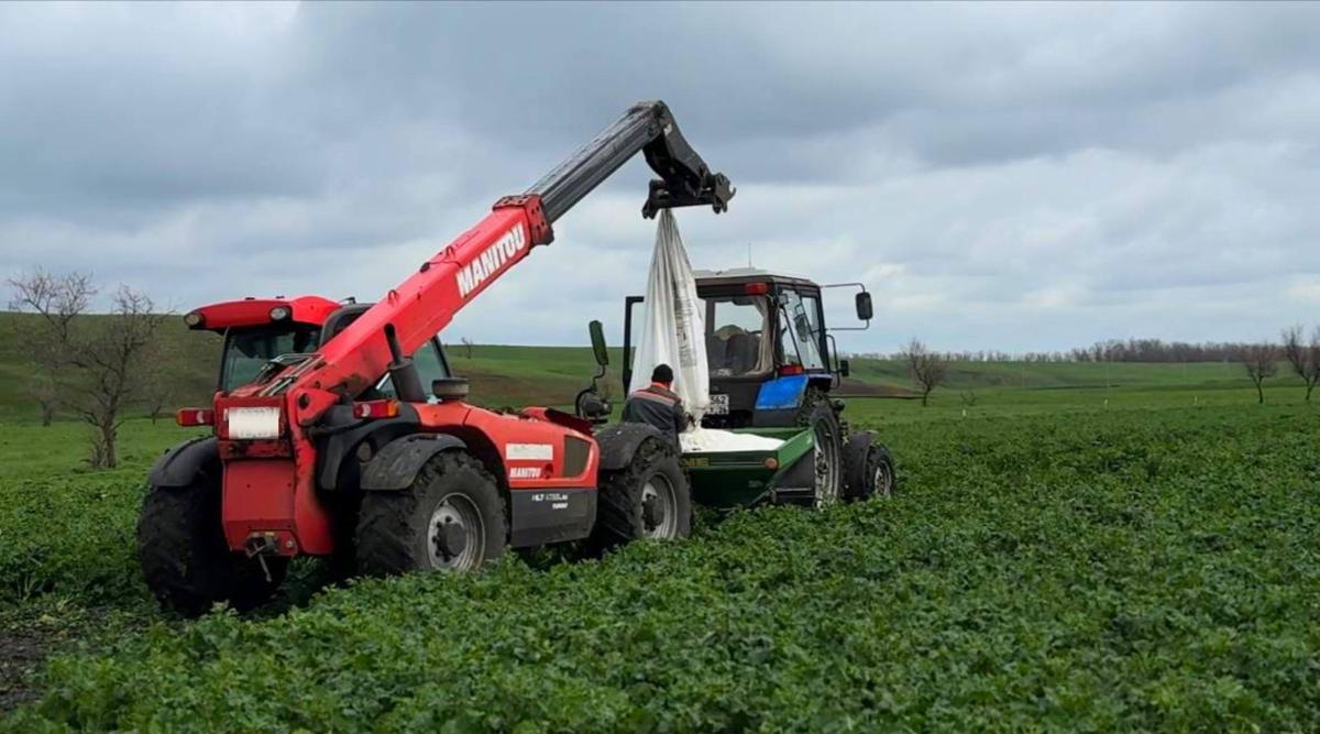 Первую подкормку озимых азотом проводят аграрии Ставропольского края