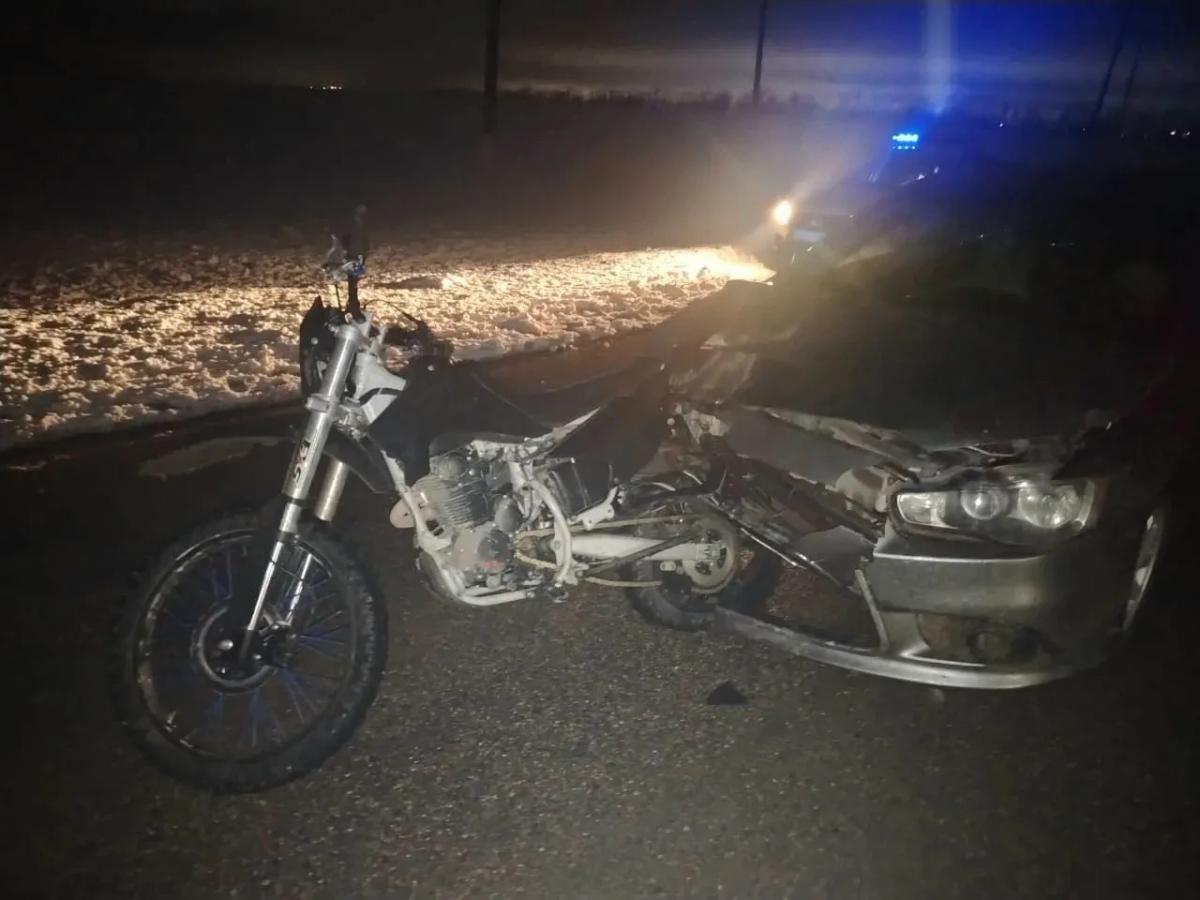 Подросток из соседнего региона на питбайке попал в аварию на Ставрополье