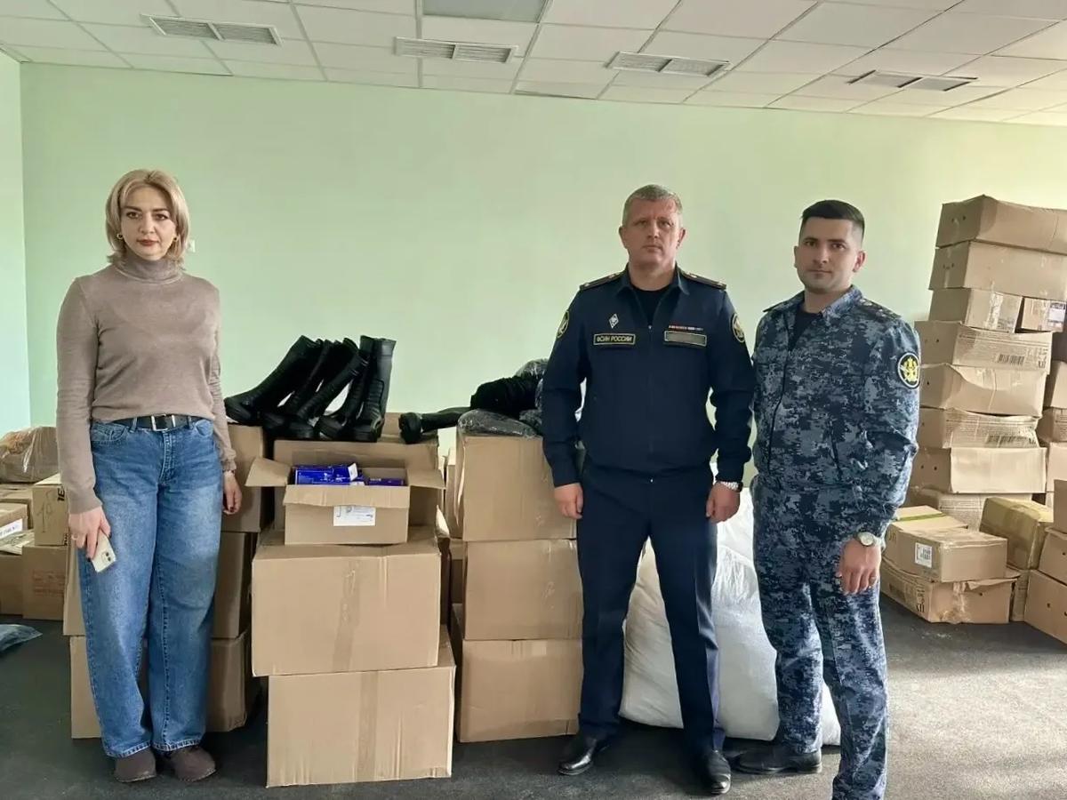 Георгиевская колония отправила гуманитарный груз на спецоперацию