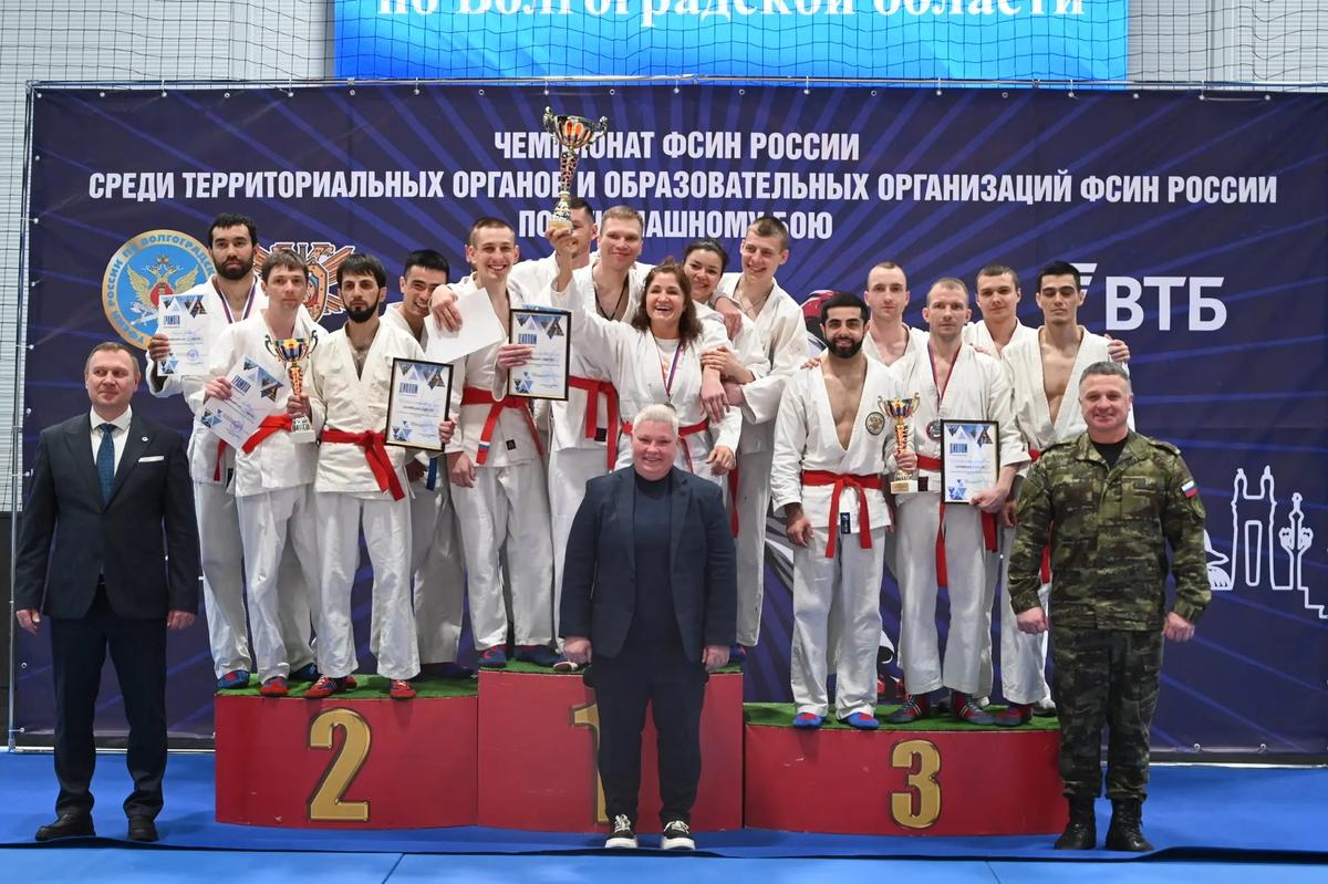 Ставропольская сборная УФСИН взяла «серебро» по рукопашному бою