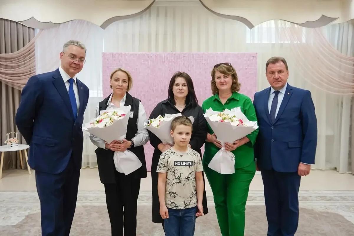 Губернатор Ставрополья встретился с самыми юными участниками парада 9 Мая