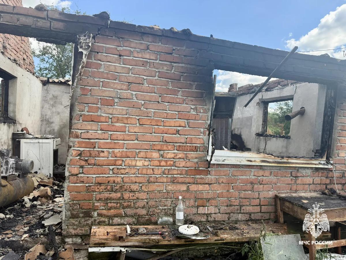 На Ставрополье 16 июня при пожаре пострадал пенсионер