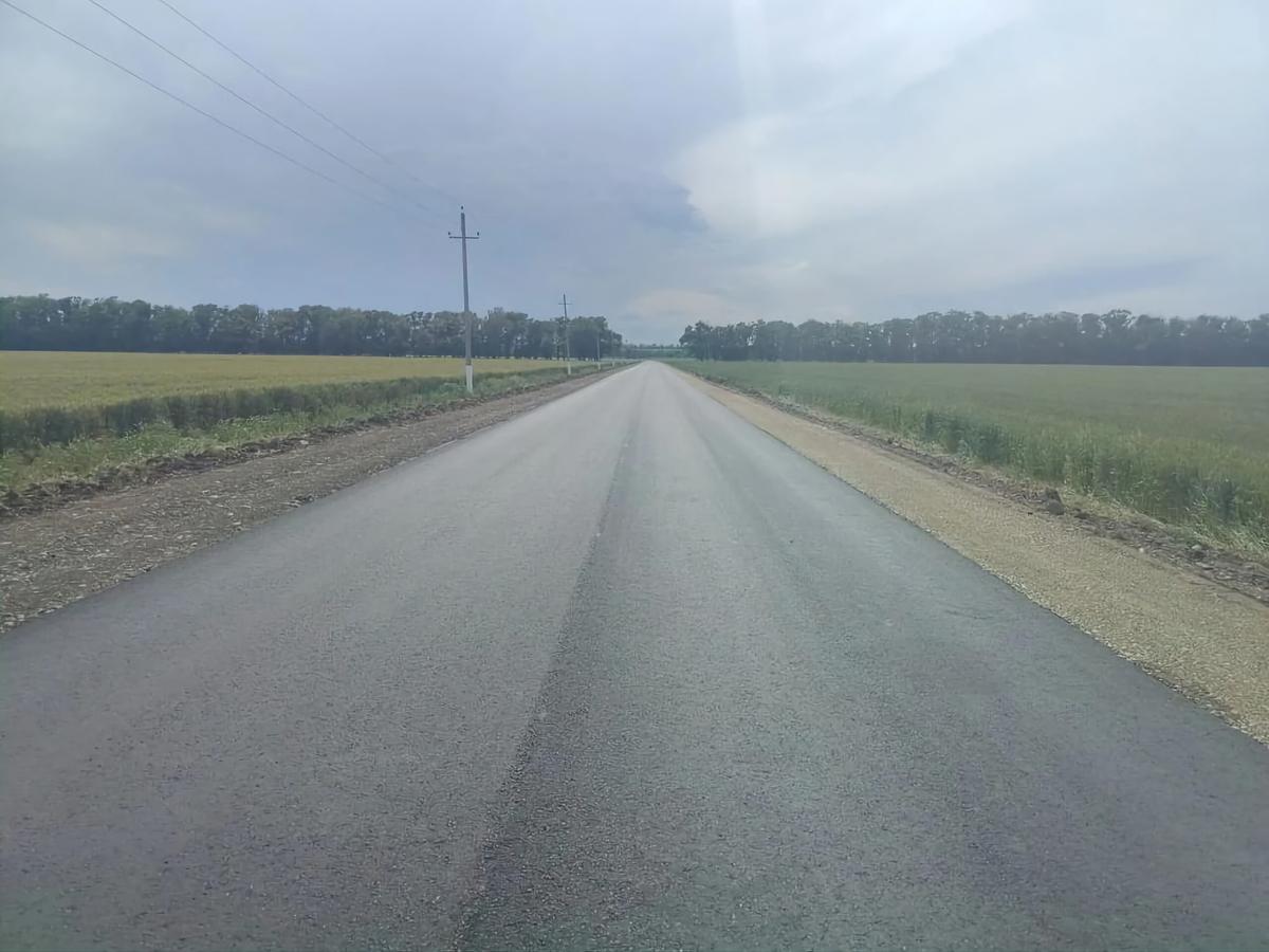 Ремонт дороги в Кочубеевском округе близится к завершению
