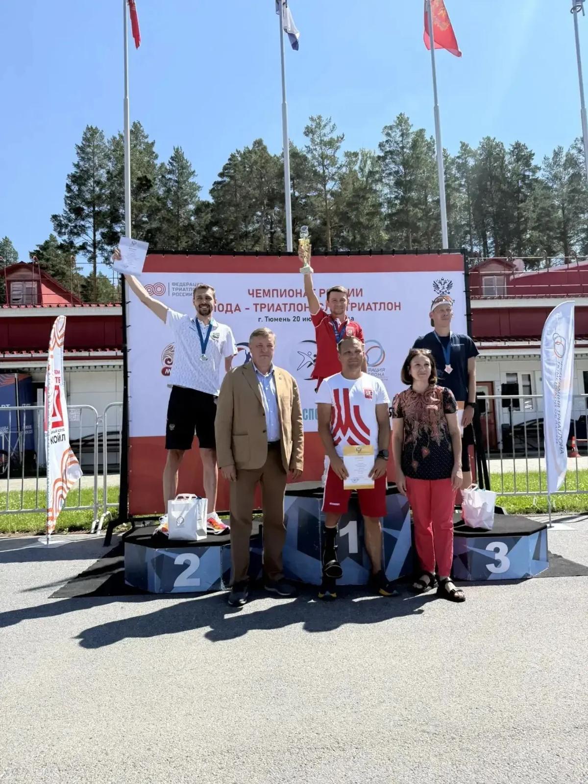 Спортсмен из Ставрополя взял «серебро» Чемпионата России по триатлону в Тюмени