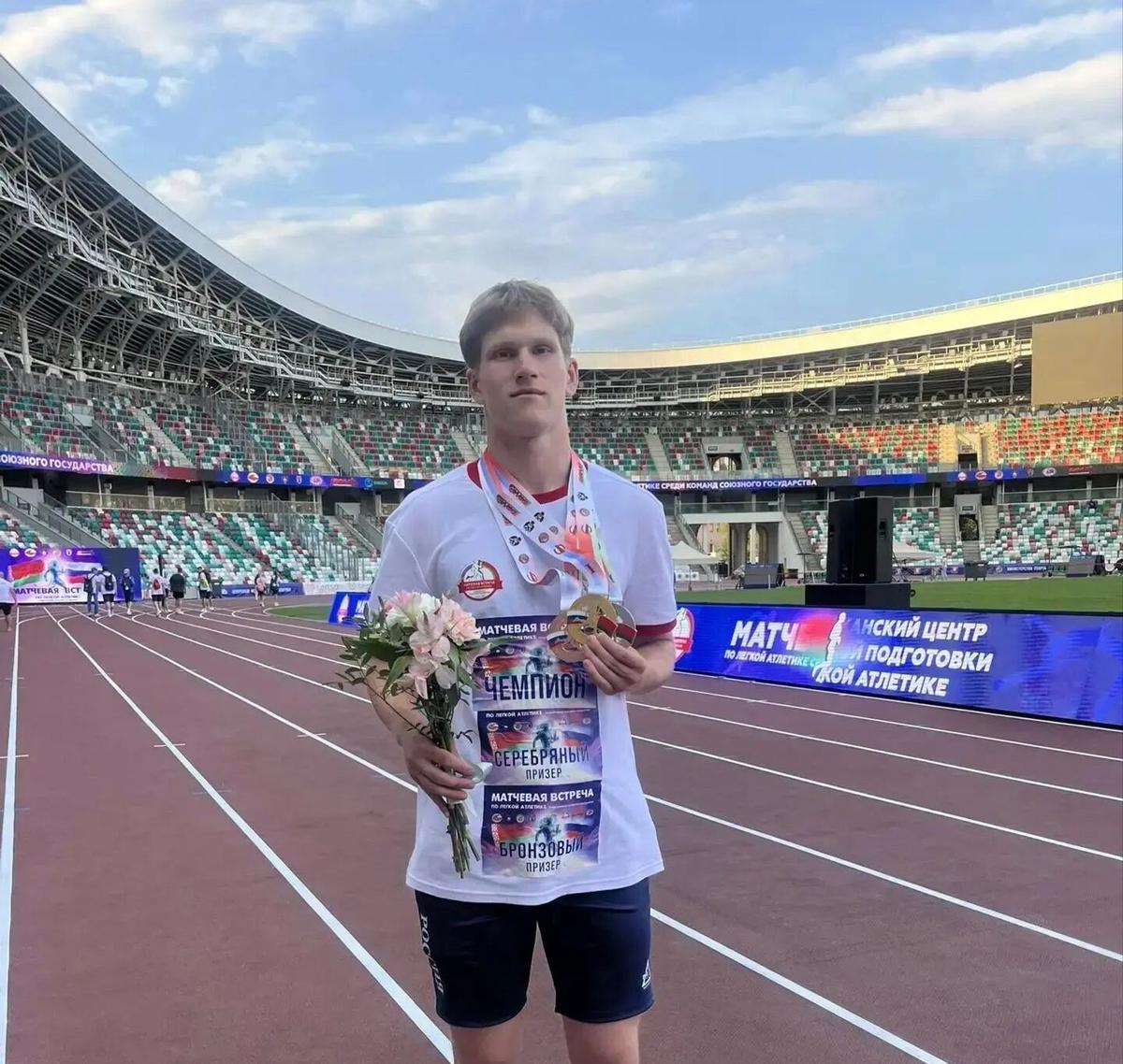 Атлет из Ставрополья выиграл три старта в Минске