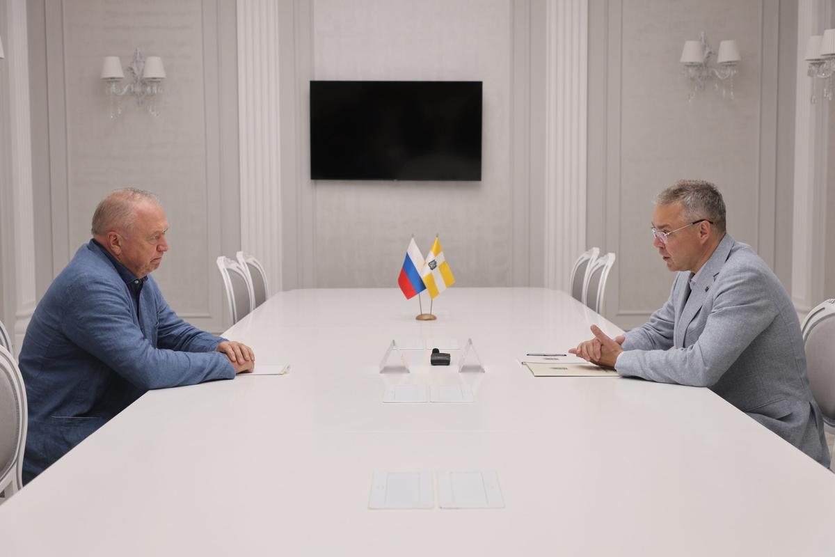 Президент Торгово-промышленной палаты провел встречу с губернатором Ставрополья
