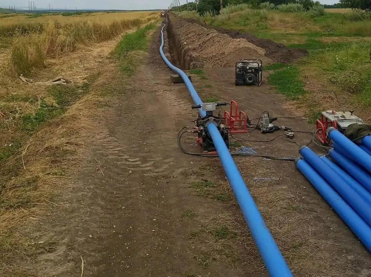 В хуторе Предгорного округа идёт строительство водовода