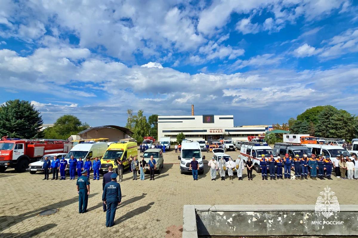 В Изобильненском округе отработали ликвидацию последствий непогоды