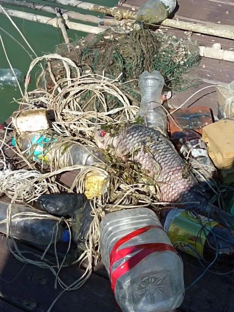 Новотроицкое водохранилище очистили от браконьерских сетей