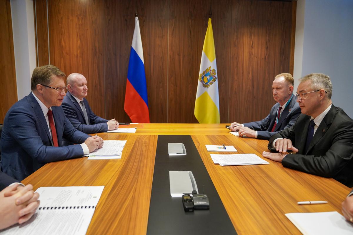 Глава Ставрополья доложил руководителю Минздрава РФ о развитии отрасли в регионе