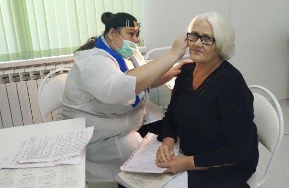 Мобильная бригада врачей побывала в селе Саблинское